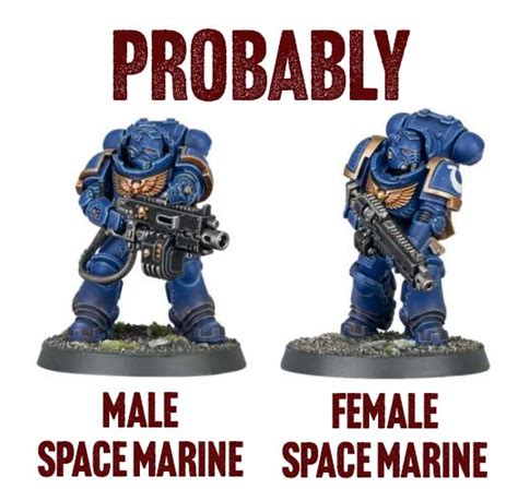 Female Space Marines Female Representation In Warhammer The Wargame