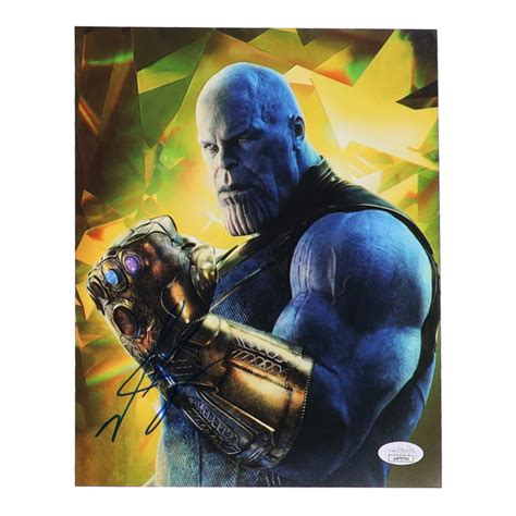 Josh Brolin Signed Avengers Infinity War 8x10 Photo Jsa Pristine