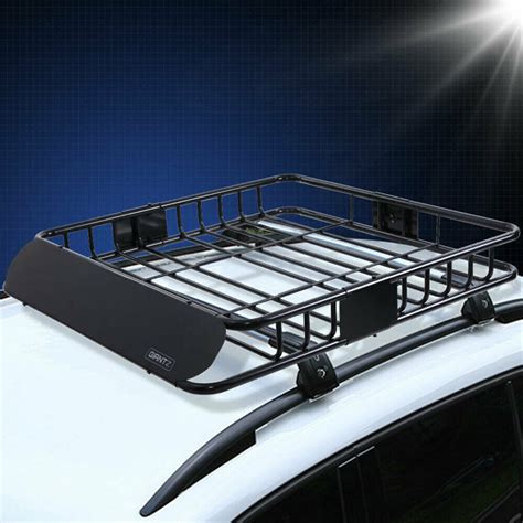 Universal Car Roof Rack Cargo Basket Luggage Carrier Cage 4x4 4wd Suv