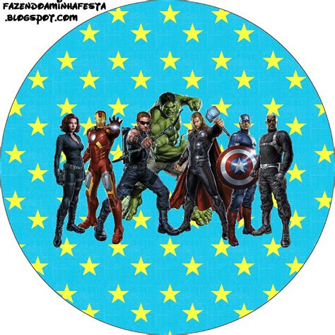 Avengers Free Printable Toppers Avenger Birthday Party Avengers
