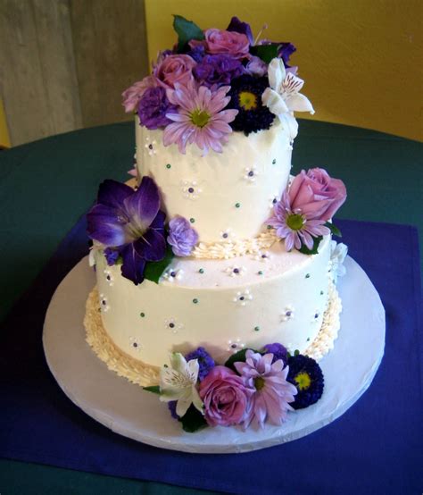 Jillicious Discoveries Three Purple Wedding Cakes