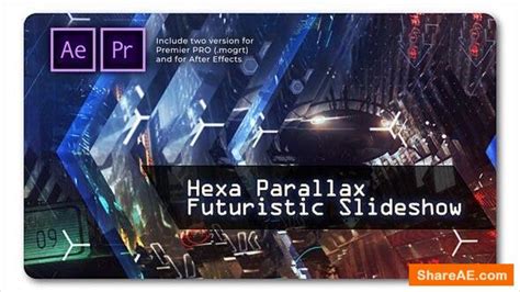 Blue real estate presentation slideshow after effects template. Videohive Hexa Parallax | Futuristic Slideshow - Premiere ...