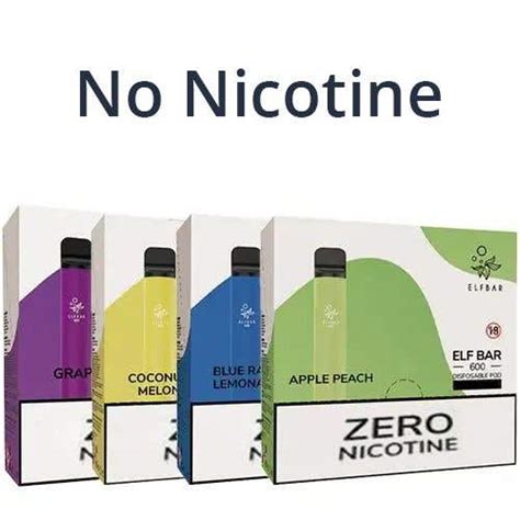 Elf Bar Nicotine Free X Disposable Vape Multipack Vape UK