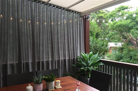 Create Shade With An Outdoor Curtain Outdoor Curtains Outdoor Sheer