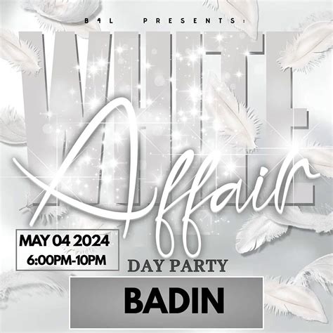 2nd Annual Badin All White Affair Badin 4 May 2024