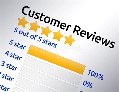 5 Star Rating Review Stock Illustration Illustration Of Customers