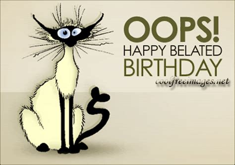 Celebrate a birthday by sending a free happy birthday ecard. Best Happy Belated Birthday Wishes - Coolfreeimages.net