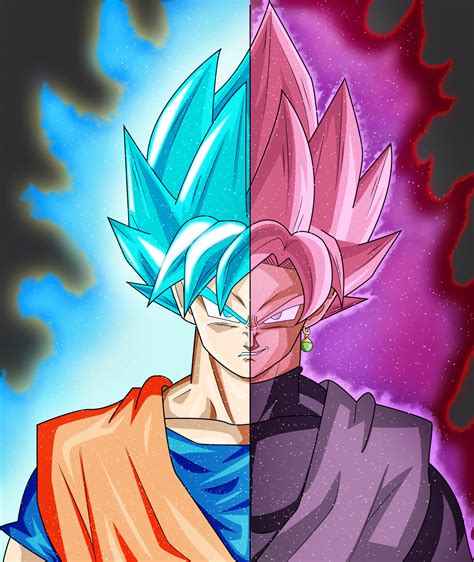 Goku And Goku Black By Zen Aku1 On Deviantart