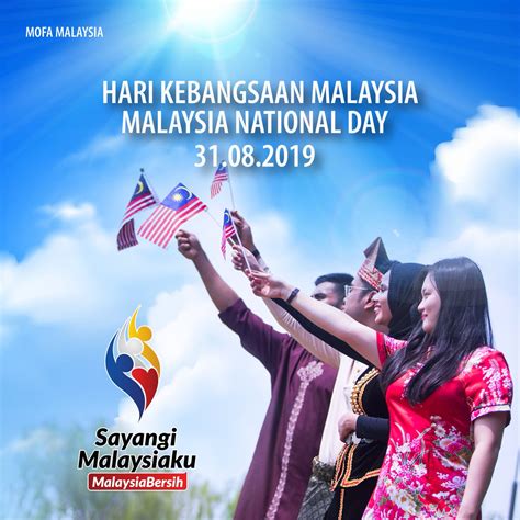 Poster Hari Kemerdekaan Malaysia 2019 Arini Gambar