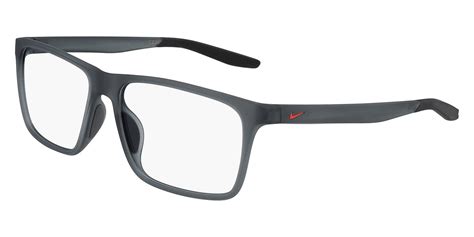 nike™ 7116 061 56 matte dark gray black eyeglasses