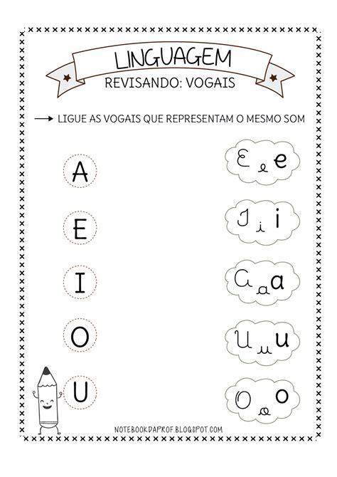 Notebook Da Profª Atividades Alfabeto Vogais E Consoantes 362