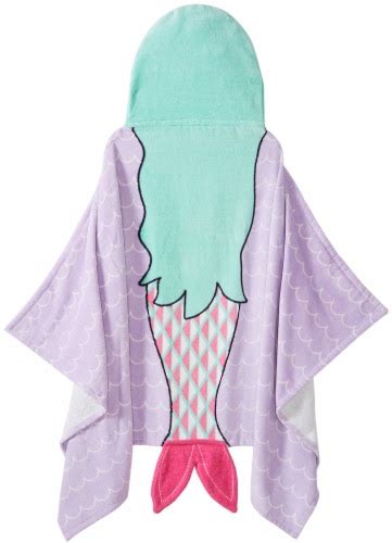 Everyday Living Hooded Bath Towel Mermaid 1 Ct Kroger