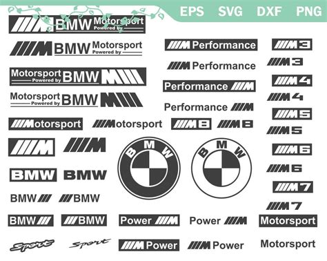 BMW SVG dxf eps png Logotipo de Bmw Bmw Vector bmw Etsy México