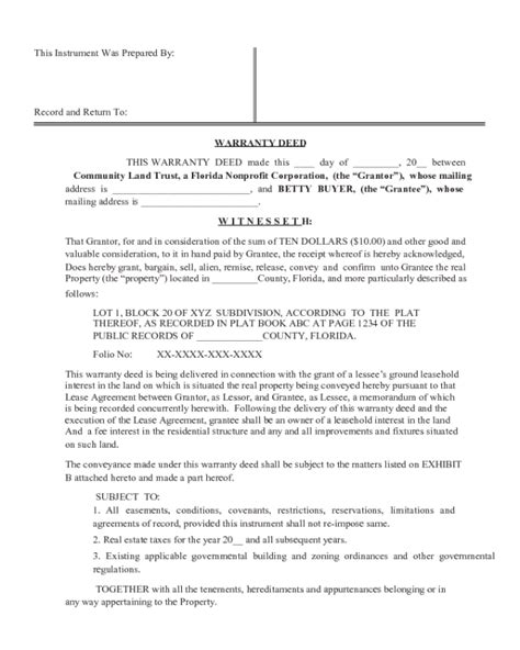 2024 Warranty Deed Form Fillable Printable Pdf And Forms Handypdf