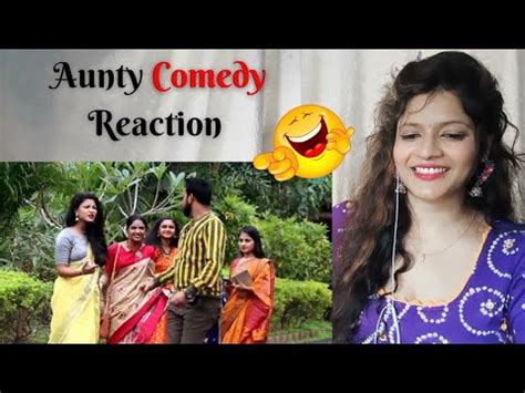 Thank You Aunty Comedy Reaction Joytimisty Comedy YouTube