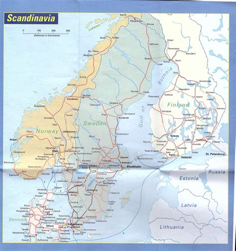 Scandinavia Rail Map Realworld Adventures