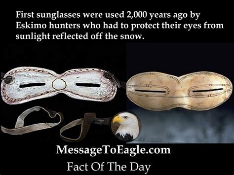 First Sunglasses Were Used 2 000 Years Ago By Eskimo Hunters