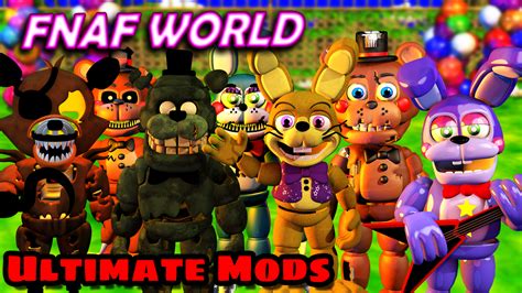 Fnaf World Ultimate Mods Post2 Adventure Rockstar Bonnie Releas