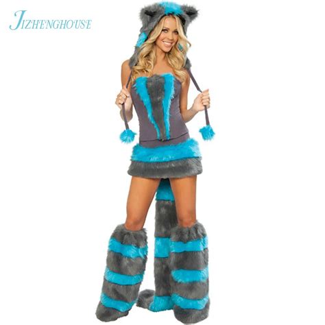 Jizhenghouse New Sexy Cat Costume For Adult Cat Girl Cosplay Costume Halloween Costumes For