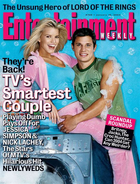 Newlyweds Nick And Jessica 2004 EW Cover Story