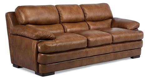 Choose from our many sofas, loveseats, & sofa sleepers to create a living space you'll love! Flexsteel Latitudes - Dylan Leather Stationary Sofa | Ruby ...