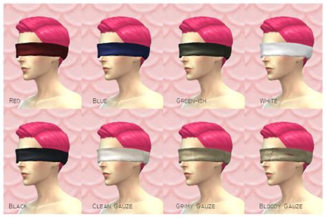 My Sims 4 Blog Blindfolds For Males By Ajjeil
