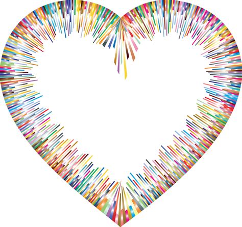 Heart Border Multicolor