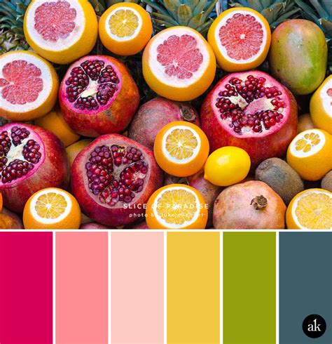 A Fruit Inspired Color Palette — Akula Kreative Modern Brands That