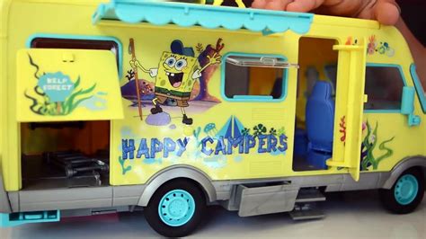 Spongebob Squarepants Camper Van Playset Toy Review Toys Andme