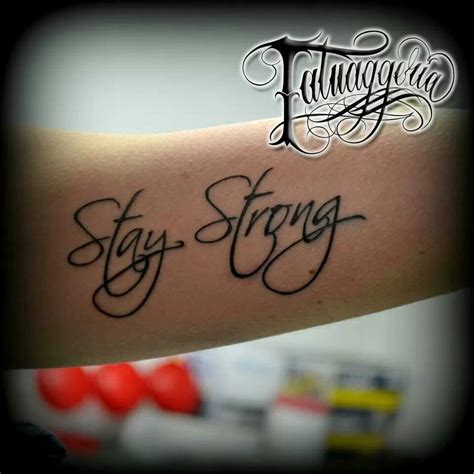 Stay Strong Tattoo Small Symbol Tattoos Small Tattoos With Meaning