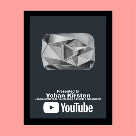 Youtube Diamond Play Button Customized Lazada Ph