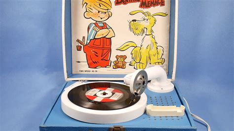60s Dennis The Menace Record Player Youtube