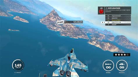 Just Cause 3 Jet Bomber Attack On Oil Rig Youtube