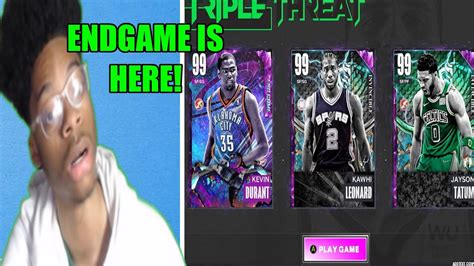 Endgame Kevin Durant Gameplay Featuring Invincible Kawhi And Tatum In Nba2k23 Myteam Youtube
