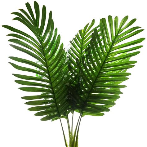 Coolmade 5 Pack Palm Artificial Plants Leaves Decorations Faux Large