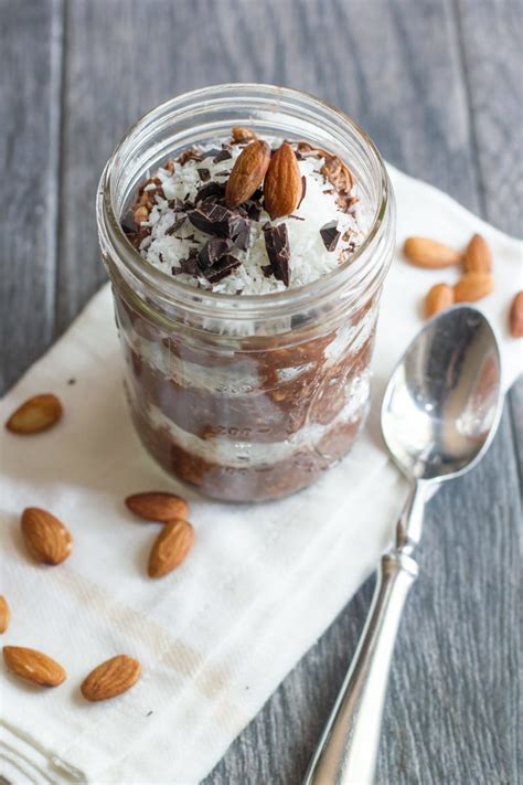 With overnight oats, you get the goodness of fiber and vitamins and minerals from the whole grain, and you can control the added sugars to keep them much. Chocolate Coconut Overnight Oats - Wholefully