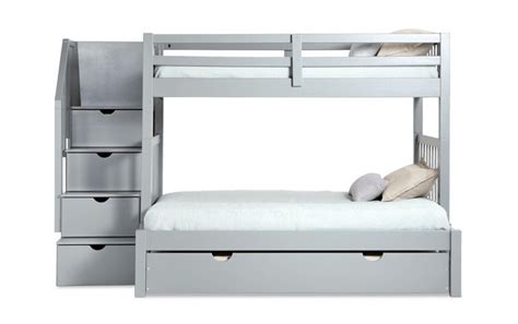 Keystone Stairway Twinfull Bunk Bed With Perfection Innerspring