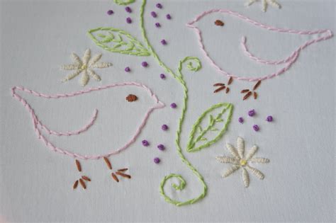 Embroidery Bird Pattern - Catalog of Patterns