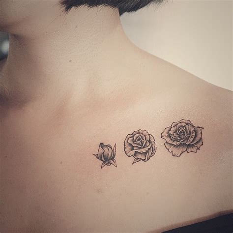 Blooming Rose Bud Tattoos Waist Tattoos Small Rose Tattoo