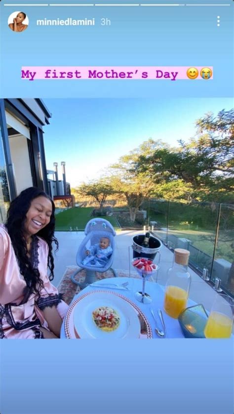 Minnie Dlamini Jones Shows Her Babys Face And Hes Adorable The Citizen