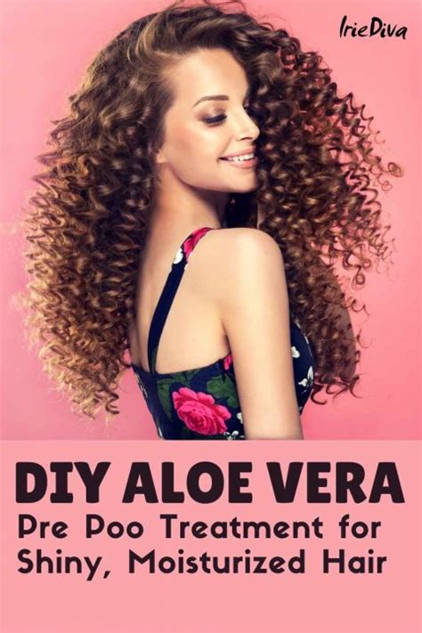 aloe vera pre poo treatment for soft shiny natural hair