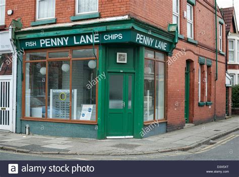 Penny Lane Chips In Penny Lane Liverpool Stock Photo Royalty Free