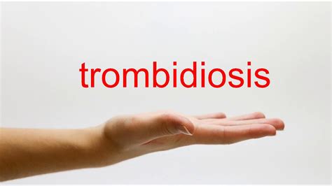 How To Pronounce Trombidiosis American English Youtube