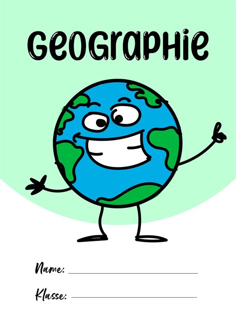 Geographie Deckblatt Zum Ausdrucken Ideen Und Vorlagen