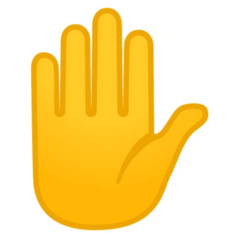 Raised Hand Emoji Clipart Free Download Transparent Png Creazilla