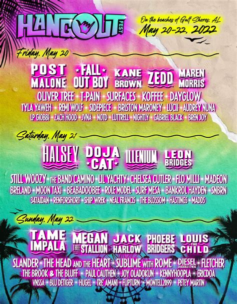 Hangout Music Festival Unveils Star-Studded Lineup For 2022 | DJ Life