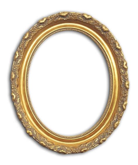 11x14 Gold Ornate Oval Wood Antique Picture Frame