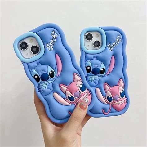 For Iphone Samsung Hot 3d Cute Wave Cartoon Soft Silicone Phone Case