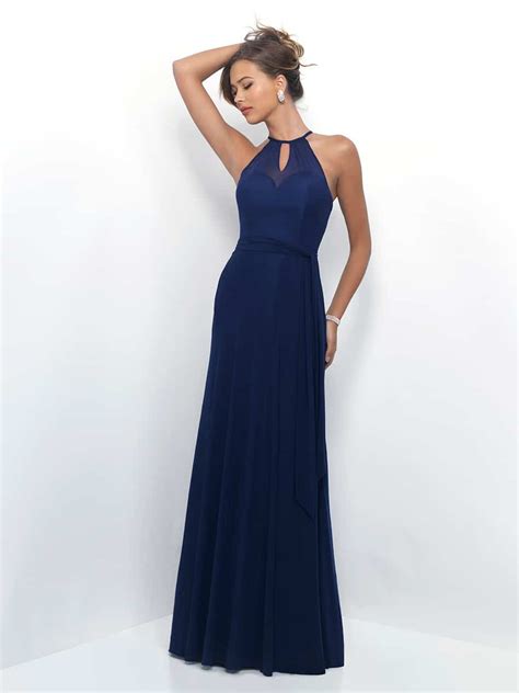 Alexia Navy Halter Neck Gown Debs Dress Prom Dress Alilaie