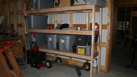 Easy Economical Garage Shelving From 2x4s Ana White